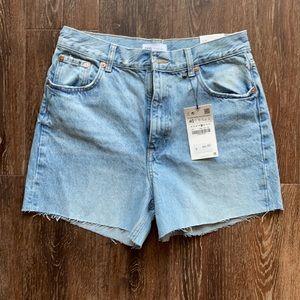 Zara jean shorts NWT